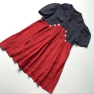 Vintage polka dot little girl dress💗